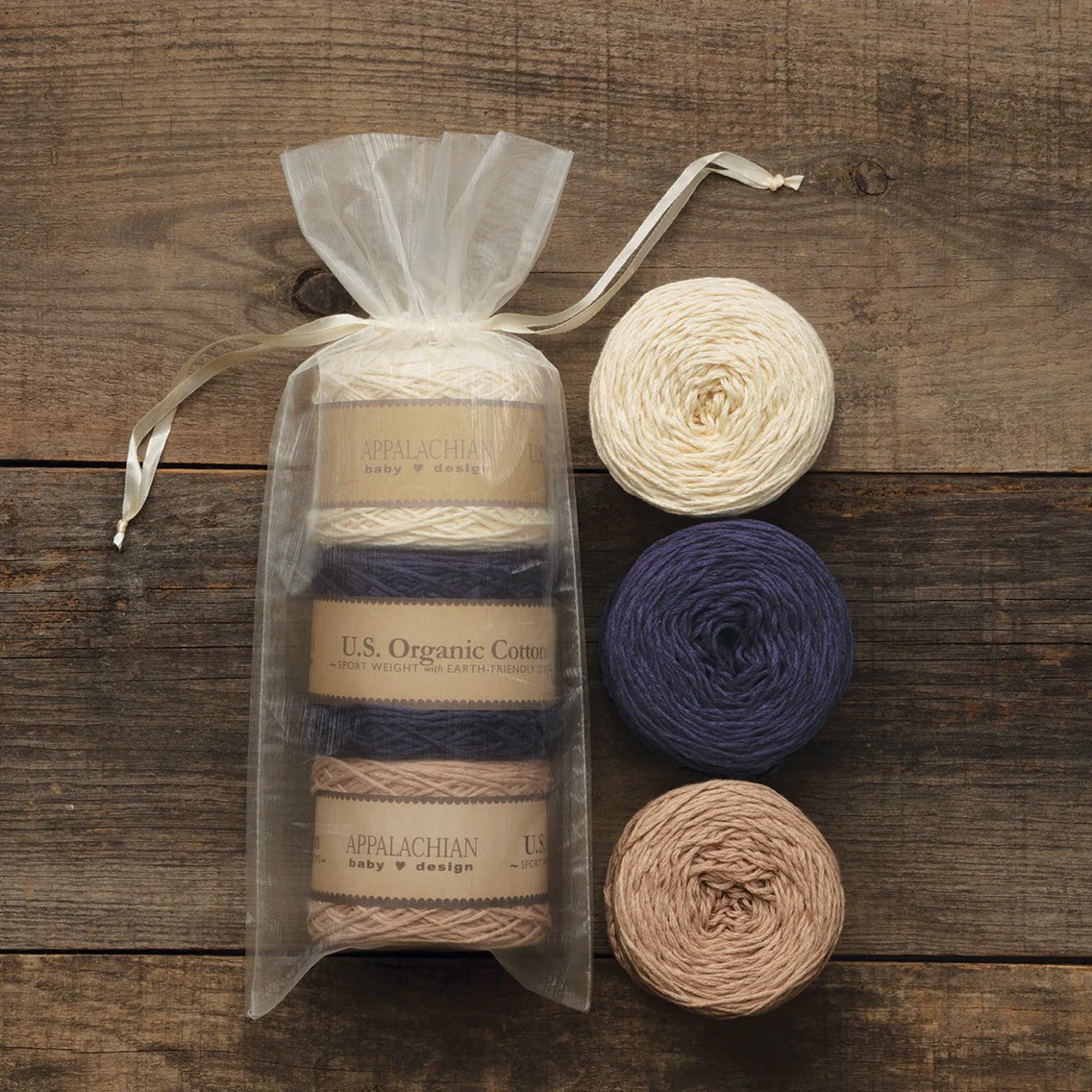 3 Pack U.S. Organic Cotton Yarn Set - Image 2
