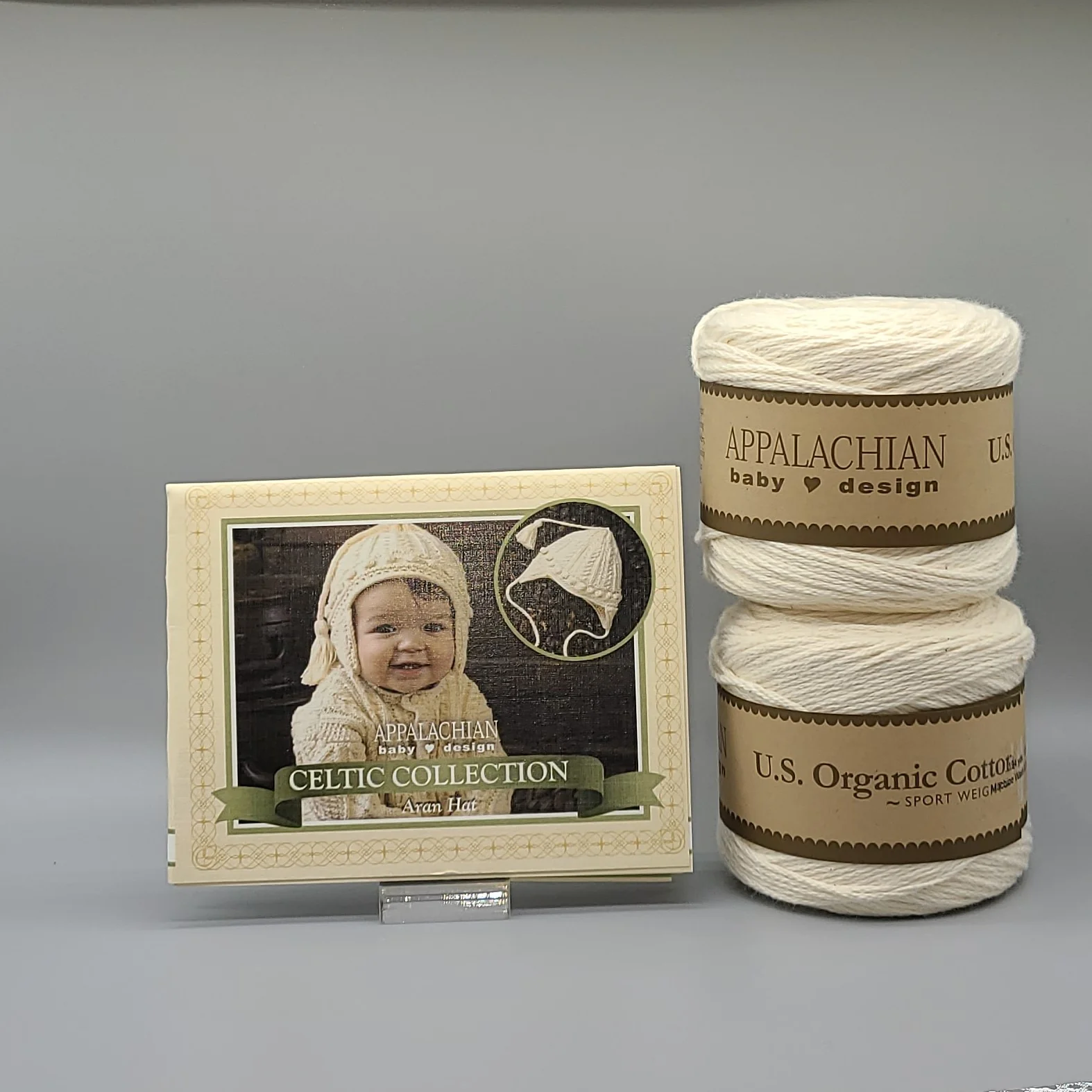 Aran Baby Cotton Hat Kit - Image 4