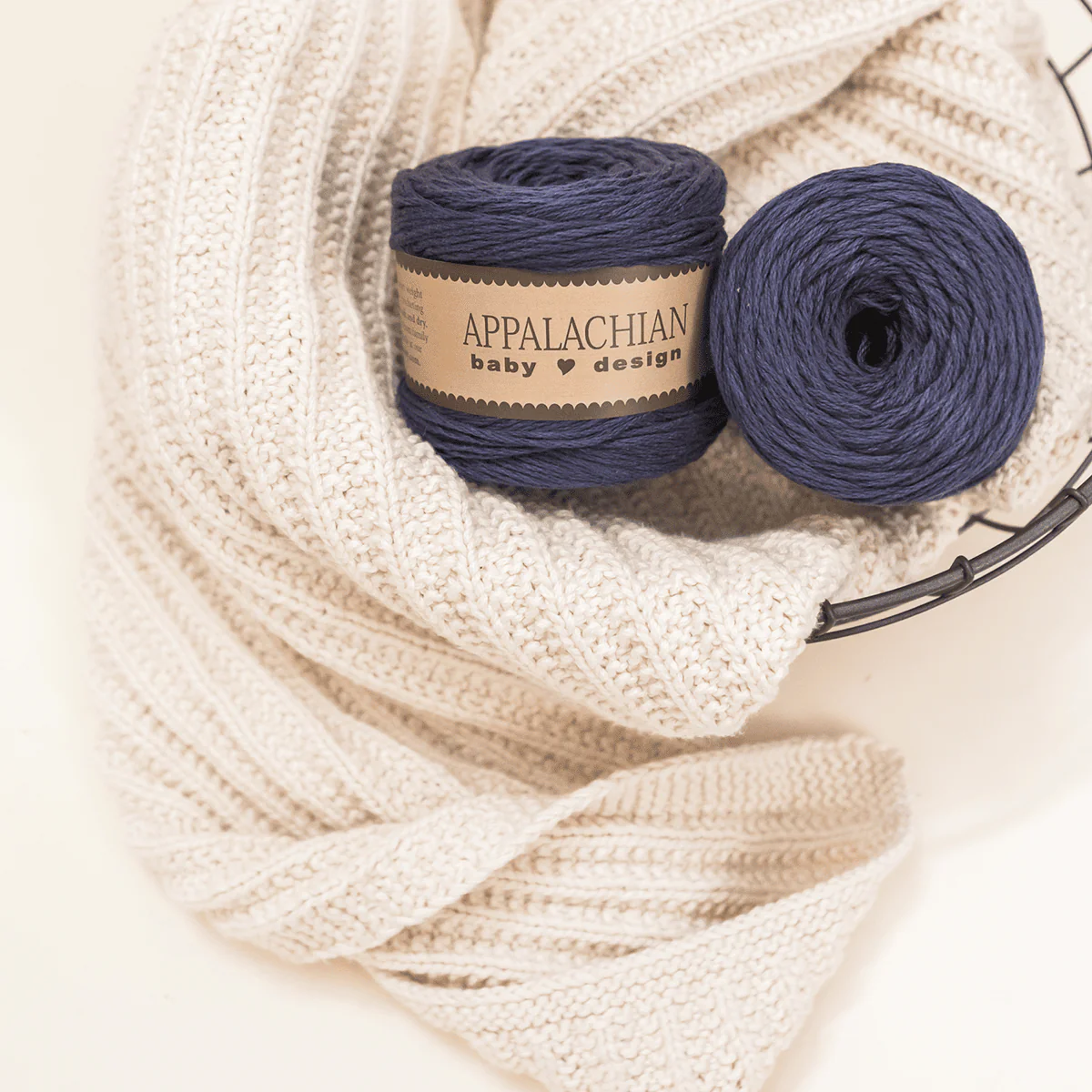 Bonjour Baby Handknit Blanket Kit - Image 2