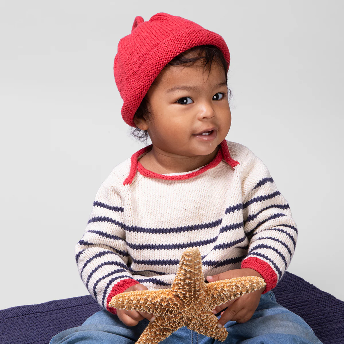 WBN Collection Breton Pullover Sweater and Beanie Kit - Image 4