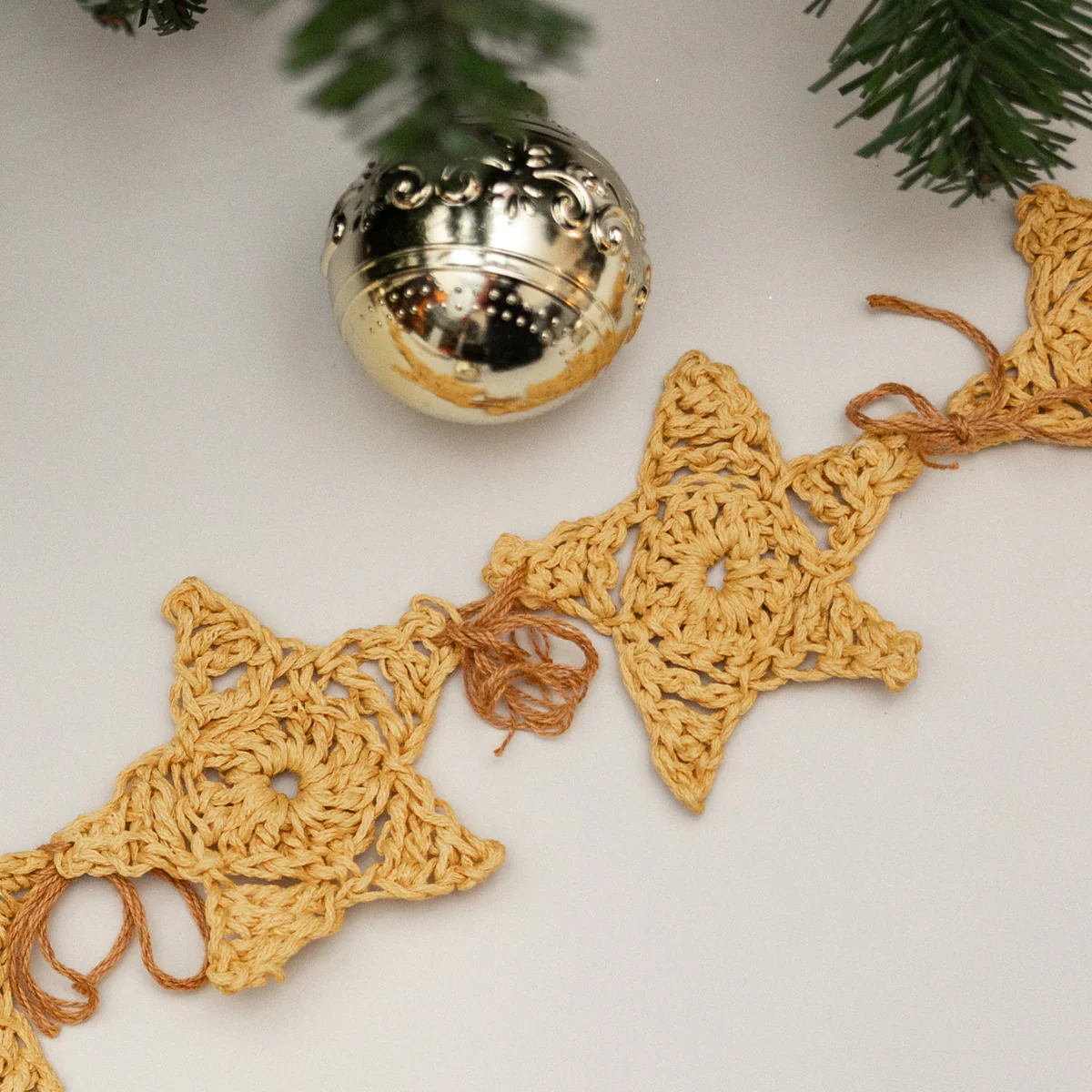 Crocheted Star Garland Pattern Download - Image 3